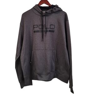 Polo by Ralph Lauren Men's Charcoal Graphic Print Hoodie XL
